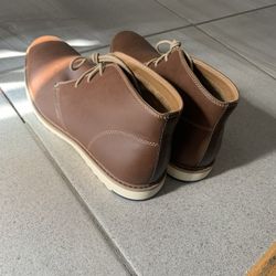 Men’s Brown Leather Dressing Shoes Size 