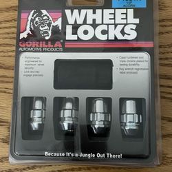Gorilla Wheel Locks. P/N: 71681N, 1:2” Acorn