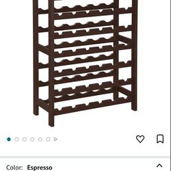 NEW... WINE  RACK/ 42-BOTTLE STORAGE WITH TABLE TOP 