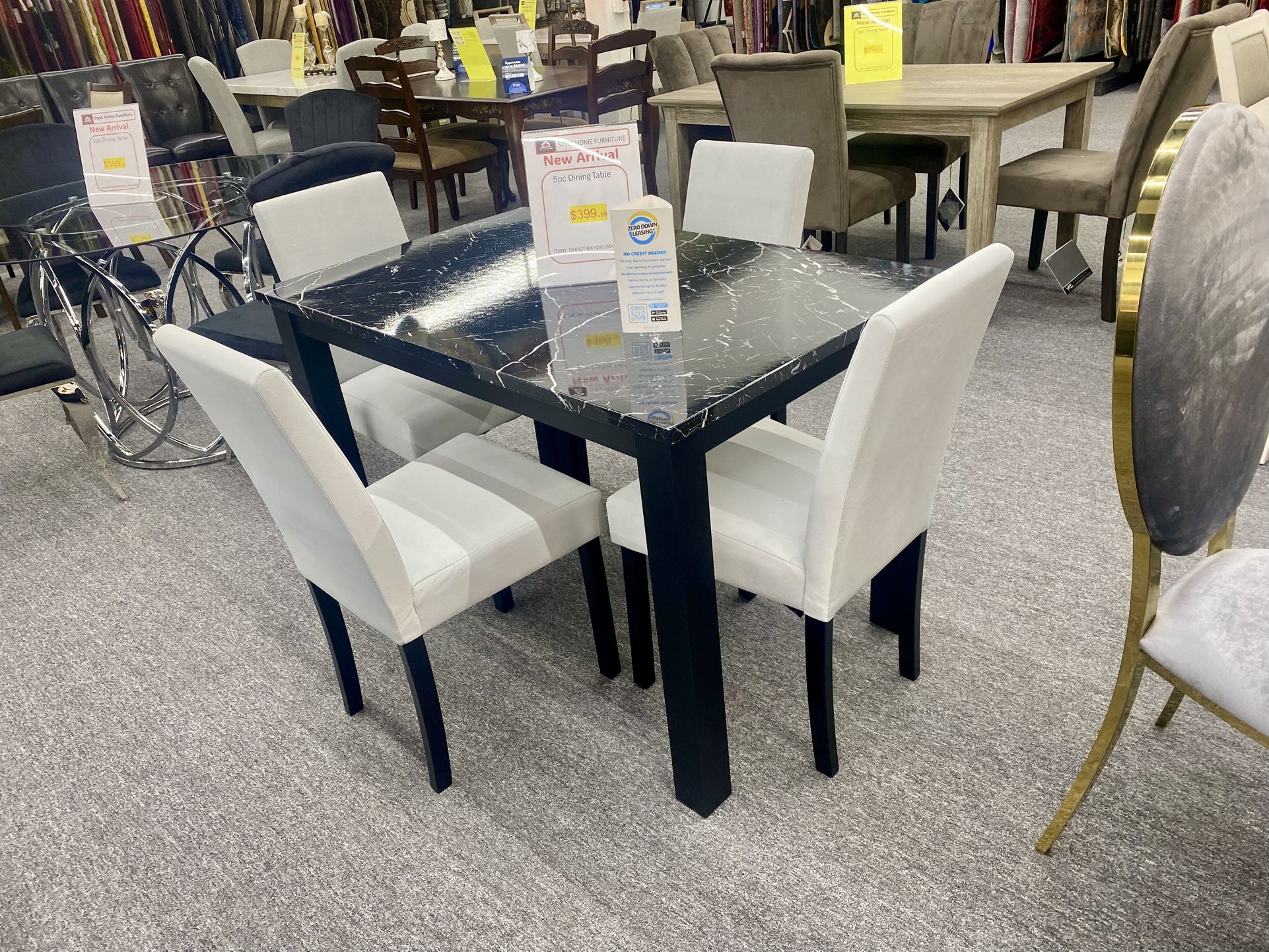 5pc Dinning Table Set $399