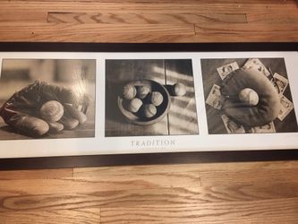 Baseball photography frame 12x36