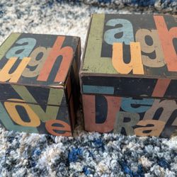 Live Love Laugh Stackable Boxes