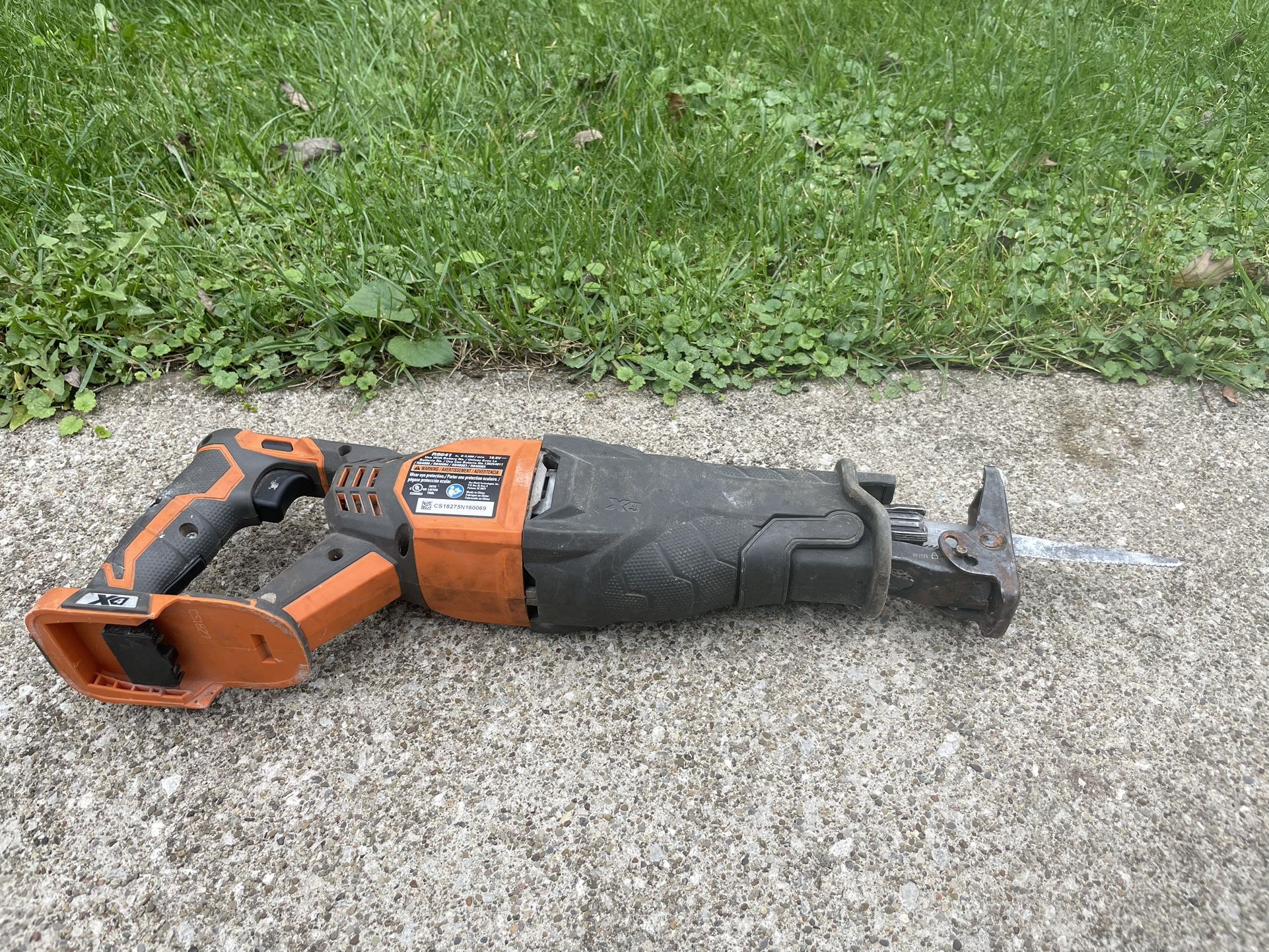 Ridgid Brushless Cordless Reciprocating Saw