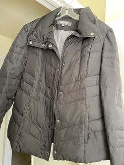 Kennith Cole Black Causal Women’s Rain Coat Jacket