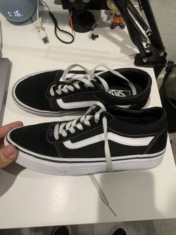 Vans White And Black 