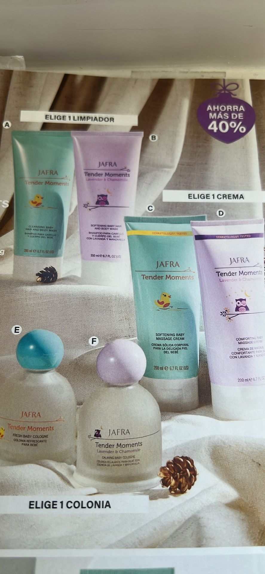 Jafra Productos Para Baby $15 Cada Uno 