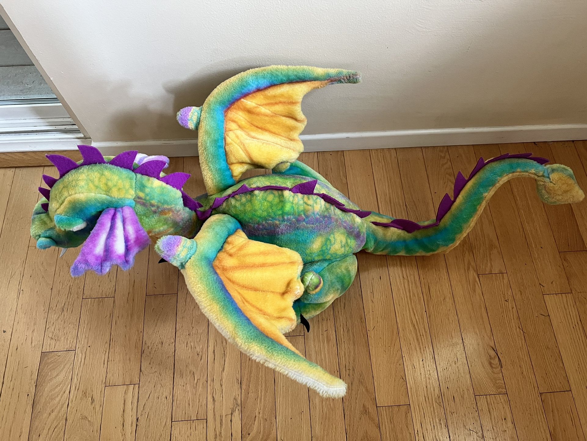 Melissa & Doug - Giant Dragon Stuffed Plush (over 3’ Long)