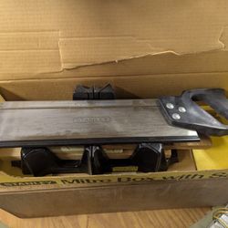 Stanley Miter Box With Saw