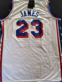 2x Lebron James Philadelphia 76ers jerseys