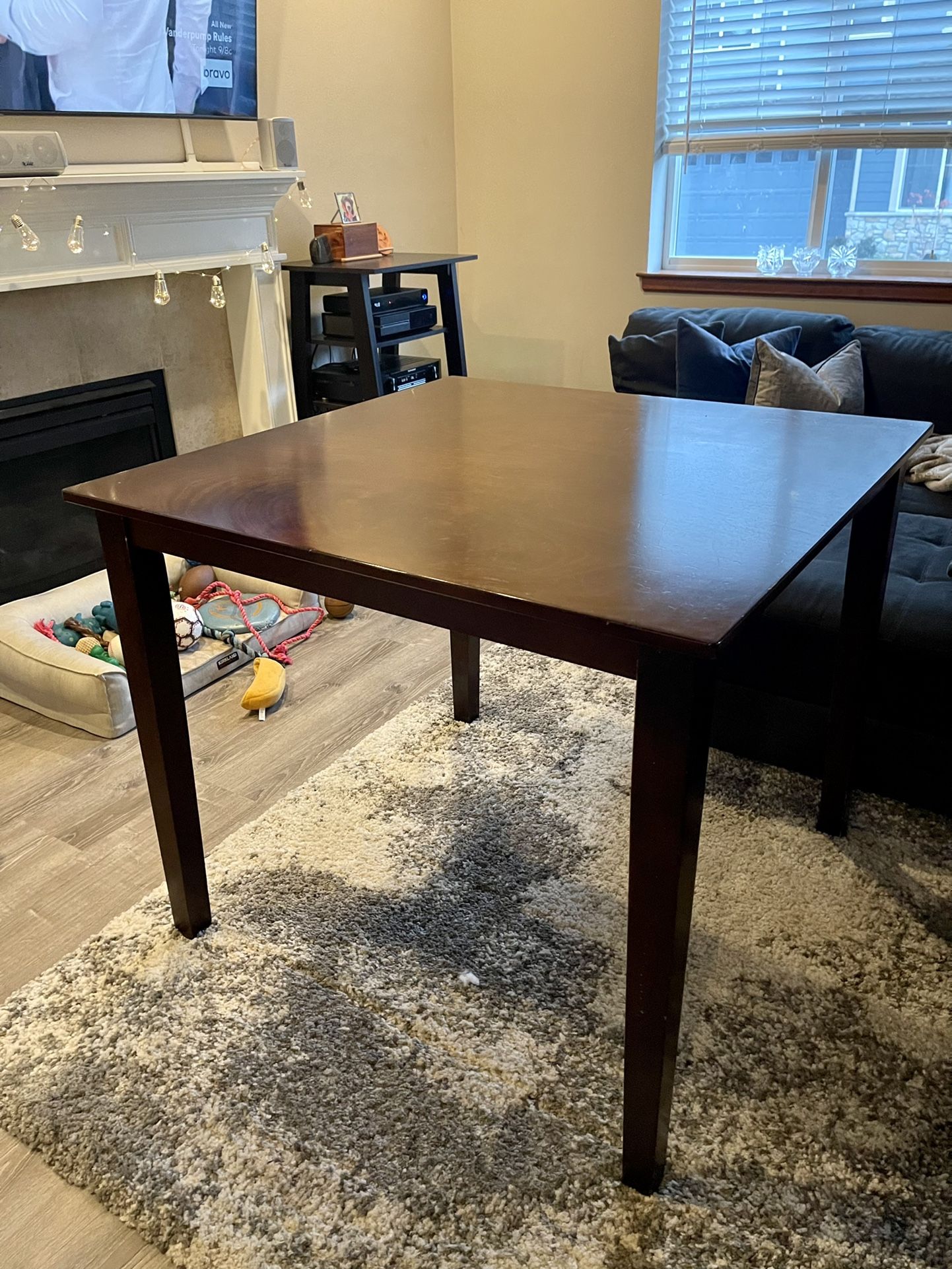 Sturdy 42” x 42” Dining Table