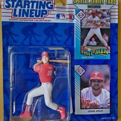 Starting Lineup Action Figure 1993 MLB John Kruk Philadelphia Phillies 
New
Collectible item 
Excellent condition 

