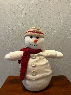 Plush Snowman Decor