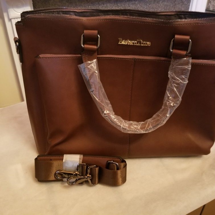 Brand New Leather Messenger Bag