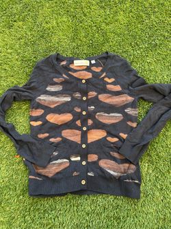 Charlie & Robin Heart Cardigan medium