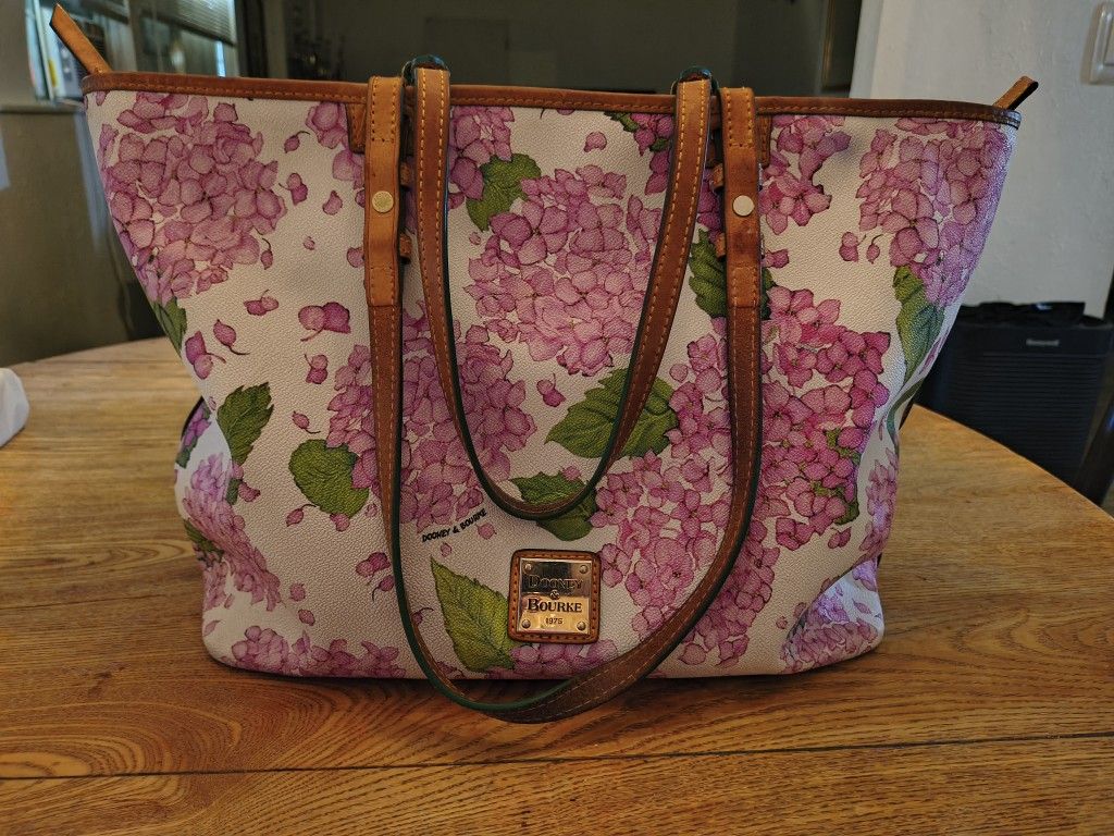 Dooney & Bourke Tote Bag From The Hydrangea Collection