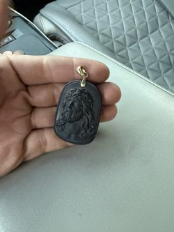 Obsidian pendant