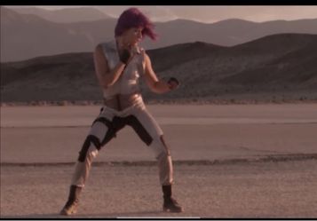 Halloween costume Silver spacesuit from music video