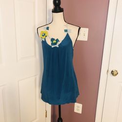 Turquoise racerback camisole