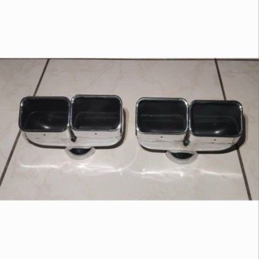 Square Quad Exhaust Tips For Dodge Challenger