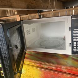 microwave and toaster