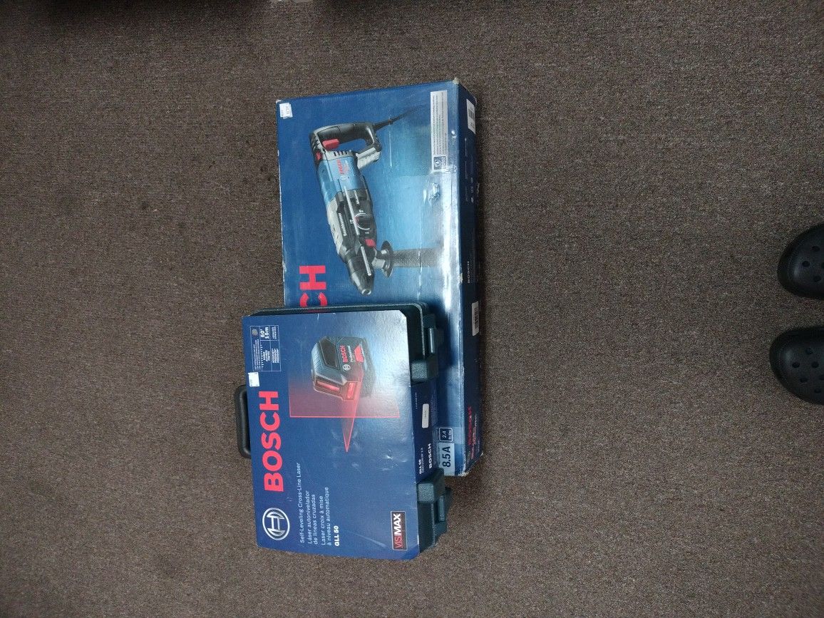 Bosch Rotary Hammer And Laser