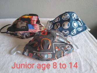 MASKS (cute prints) junior size