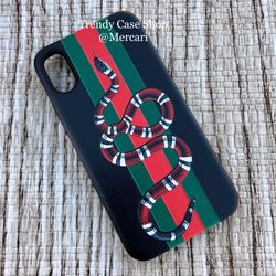 Iphone X Case- Snake GG Design- Shockproof Case