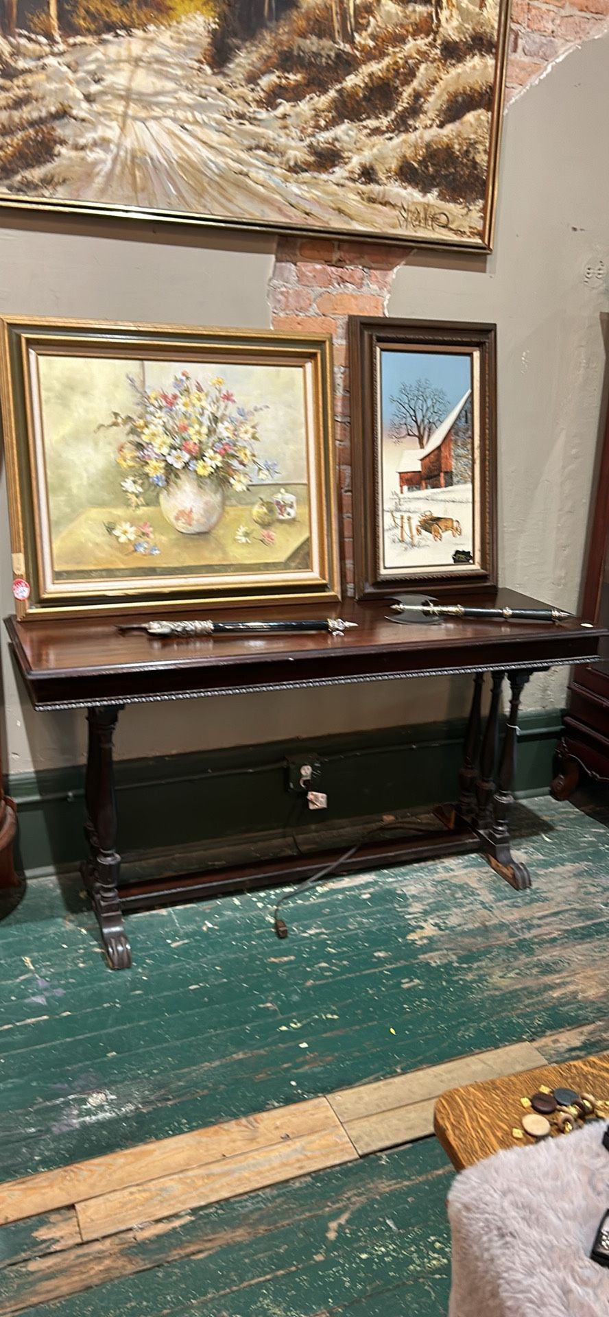 Beautiful antique console table