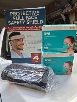 Face mask and face shields