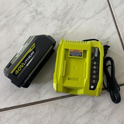 Ryobi Battery And Charger
