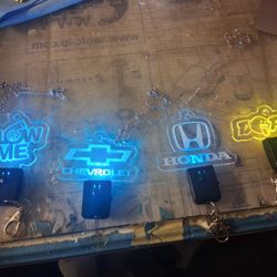 L.e.d Acrylic Review Mirror Hanger