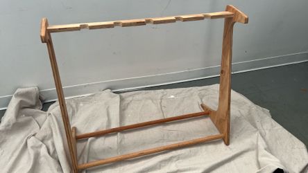Unfinished Wood Guitar Stand