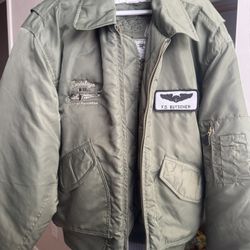 Collings Foundation B-25 Bomber Jacket – MA-1 Style Flight Jacket (Brand New)