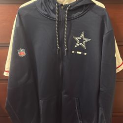 Men’s Nike Cowboys Zip Up Hoodie Size Xl 