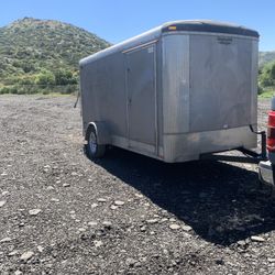 ENCLOSED TRAILERS, TITLE AND HAND,12’ X 6’