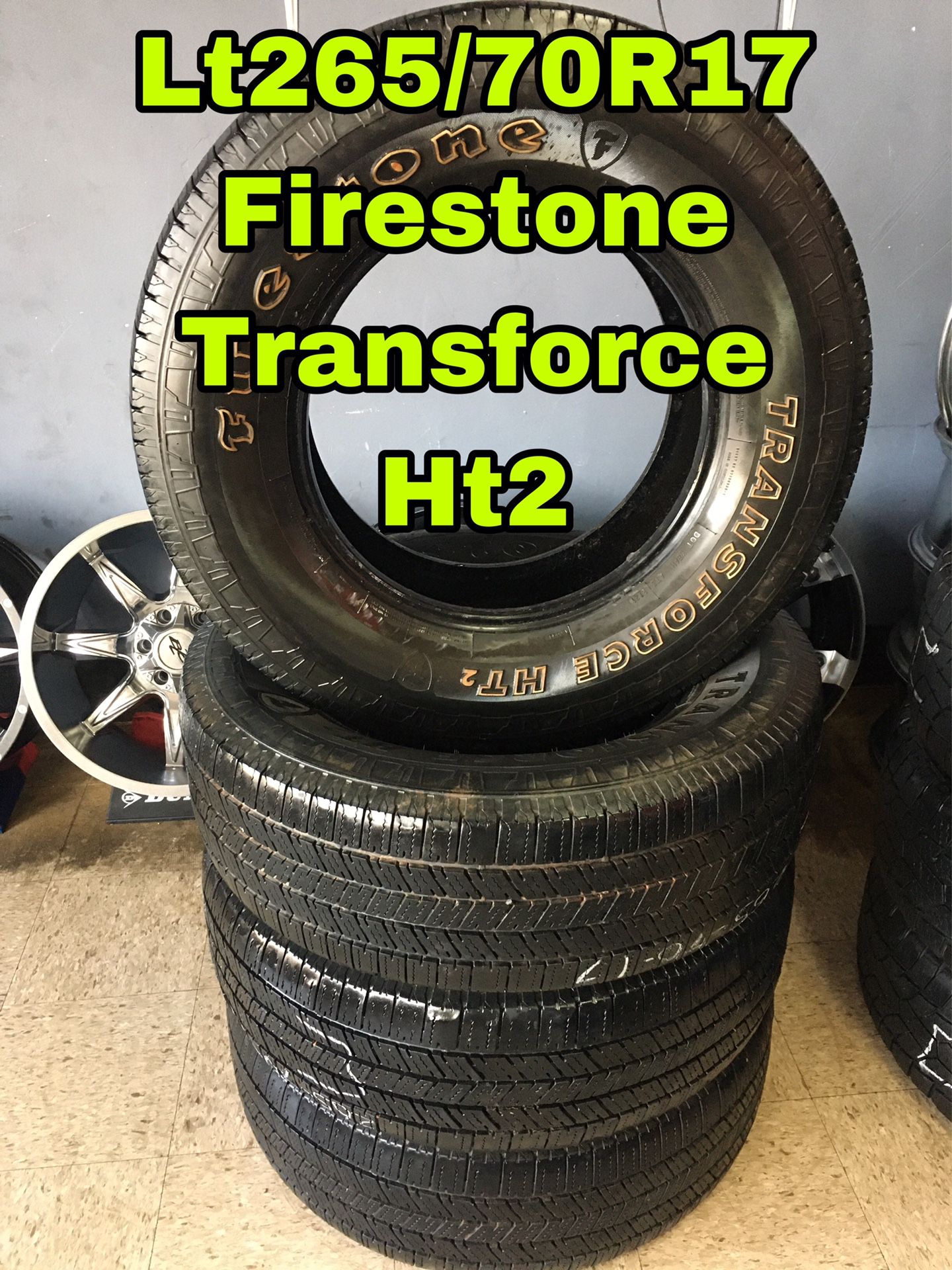 Lt265/70R17 Firestone Transforce