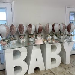 Hot Air Balloon Baby shower Center Pieces $25/ea