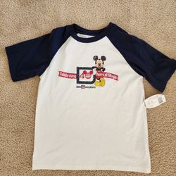 NWT Walt Disney World 40 Years of Magic Baseball T-shirt Youth Size XL