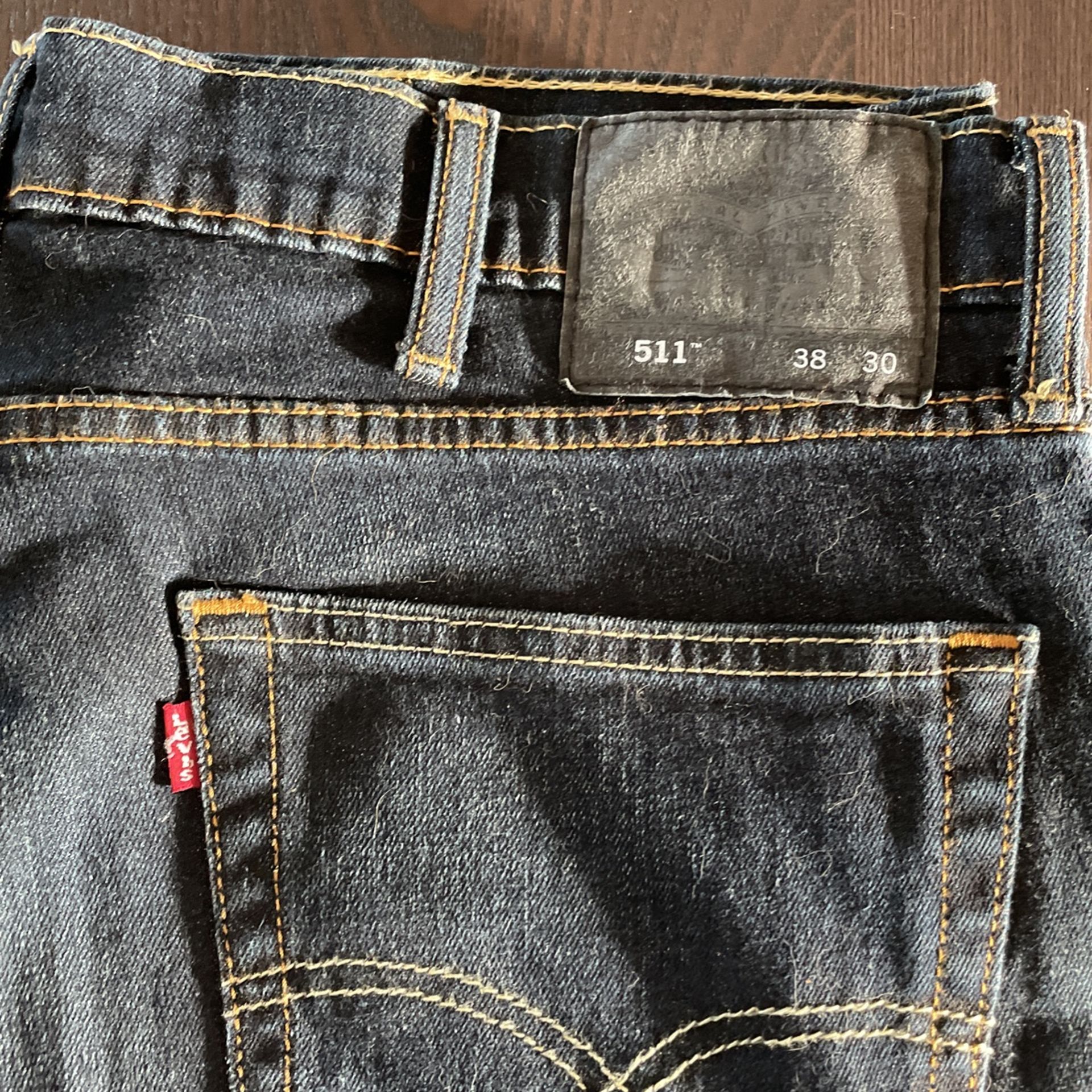 Levi Strauss 511 - Jeans, W38 L30 - Black Label