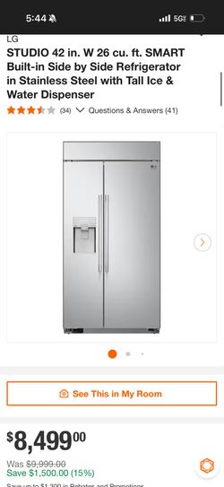 LG side By Side 42 Inches 