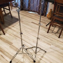 Pacific and Enforcer Lightweight Straight Cymbal Stands, Priced Separately 
