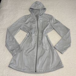 Oakley Women Blue Soft Shell Insulated Long Parka Jacket