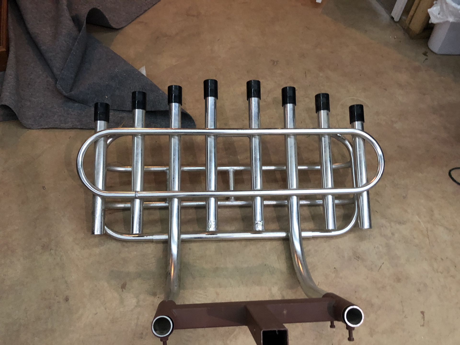 8 rod aluminum fishing rod holder $300OBO