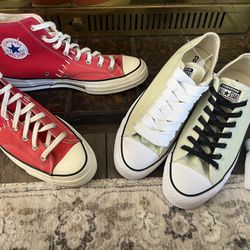 Men’s Sz 11 Converse Sneakers 2 pairs