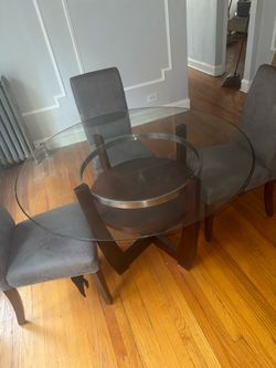 Dining table and  four chairs