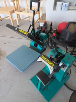 Shirt and hat press