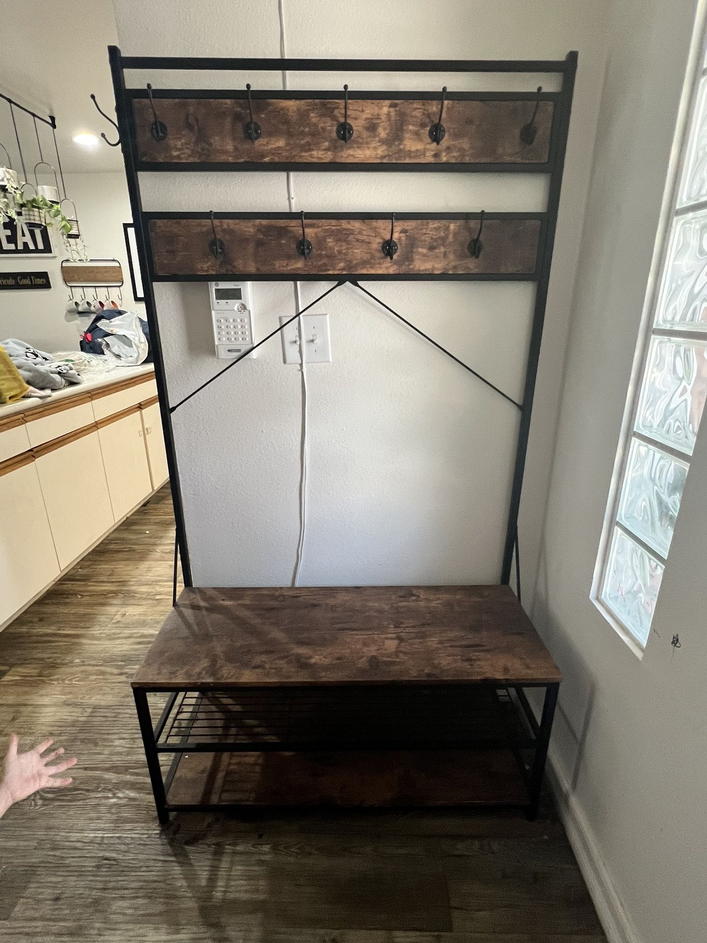 Entryway Clothes And Shoe Rack