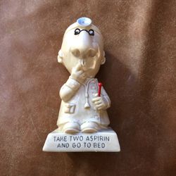 Vintage 1971 Drs Advice Statue 