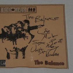 Black Reign The Balance (hiphop band tshirt)