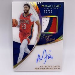 Anthony Davis Immaculate Patch auto